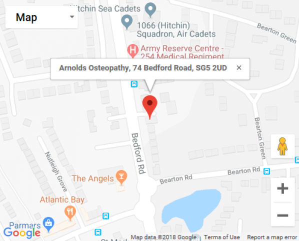 Map to our location
